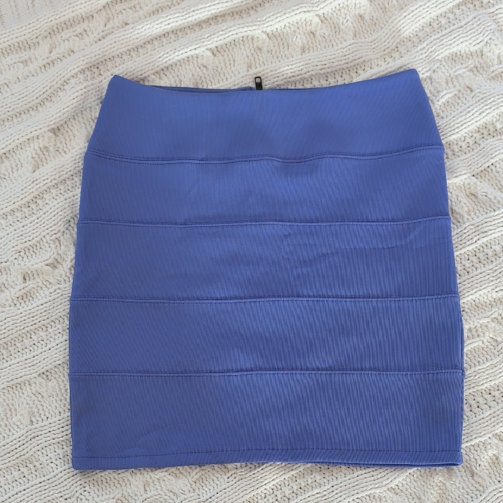 Topshop Tall Purple Bandage Bodycon Mini Skirt